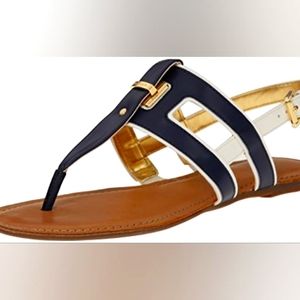 Tommy Hilfiger, 10M, Navy/Tan
